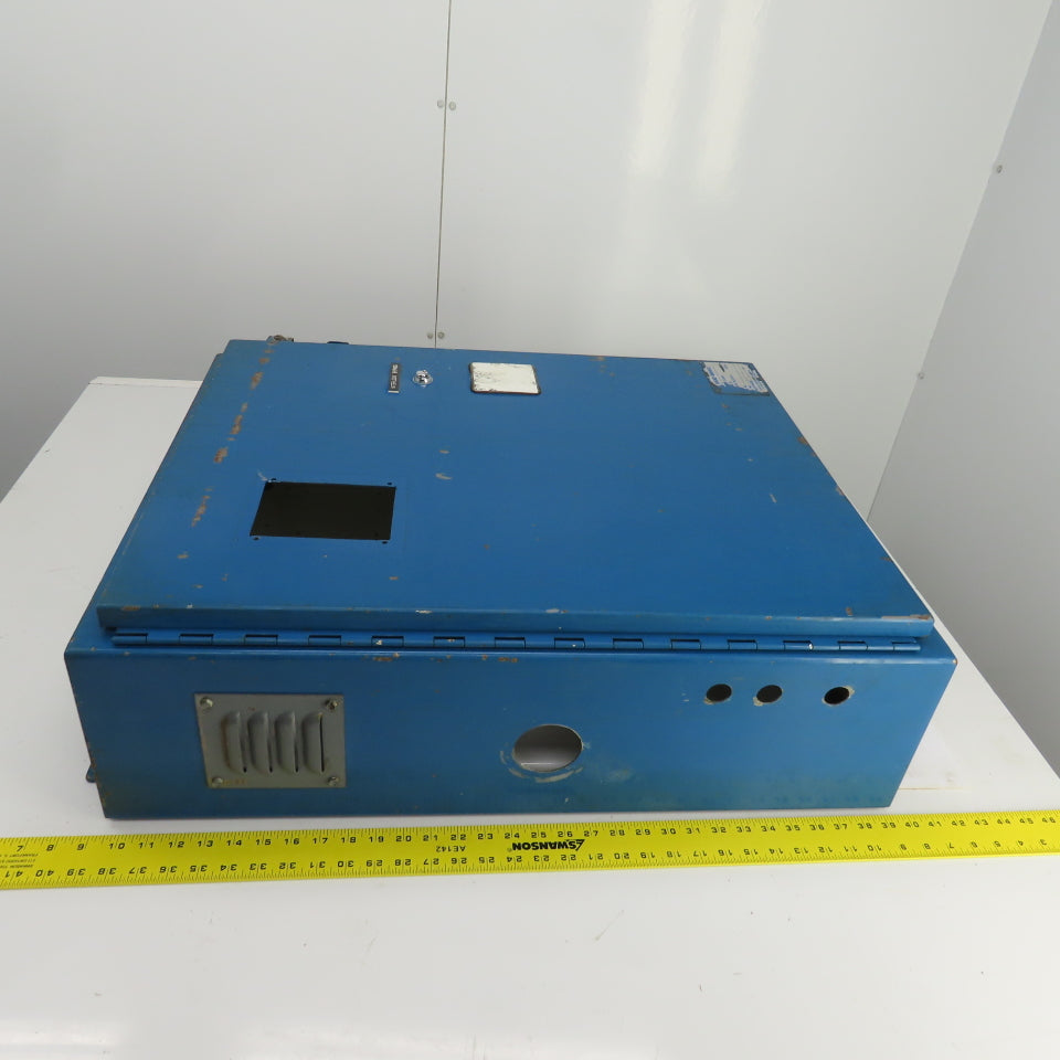 Hoffman 30" x 24" x 8" Wall Mount Electrical Enclosure W/Backplate & Hinged Door