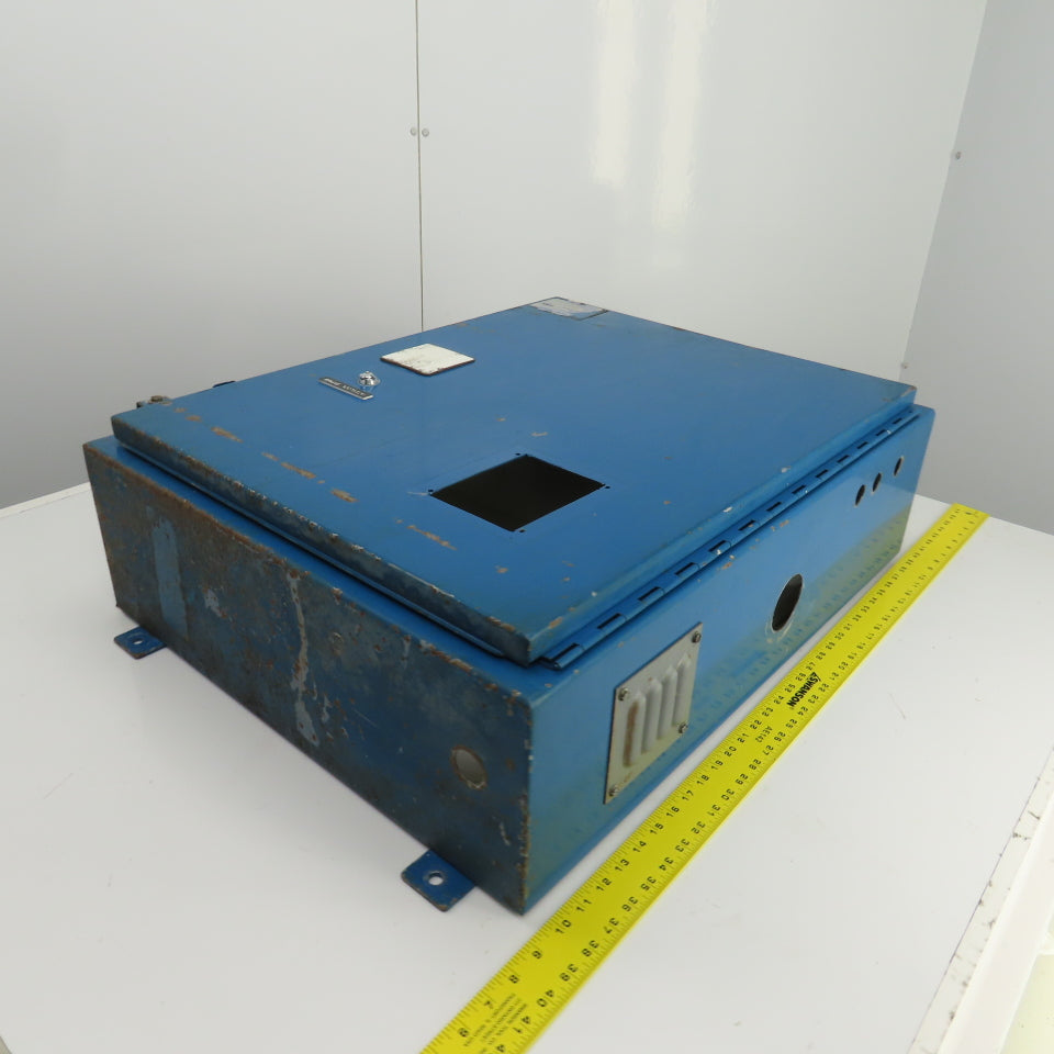 Hoffman 30" x 24" x 8" Wall Mount Electrical Enclosure W/Backplate & Hinged Door