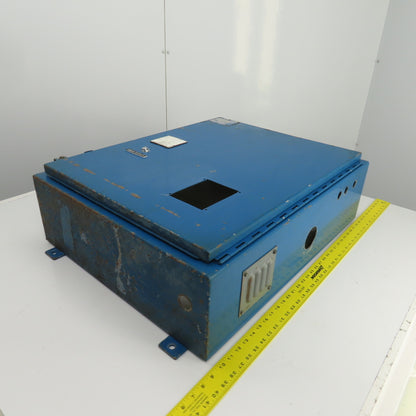 Hoffman 30" x 24" x 8" Wall Mount Electrical Enclosure W/Backplate & Hinged Door