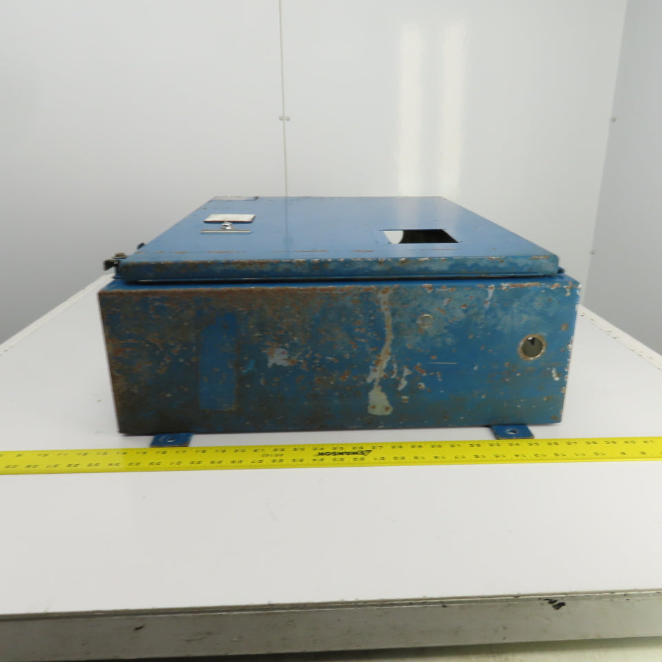 Hoffman 30" x 24" x 8" Wall Mount Electrical Enclosure W/Backplate & Hinged Door