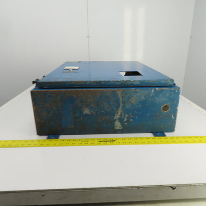 Hoffman 30" x 24" x 8" Wall Mount Electrical Enclosure W/Backplate & Hinged Door