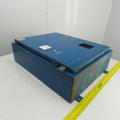 Hoffman 30" x 24" x 8" Wall Mount Electrical Enclosure W/Backplate & Hinged Door