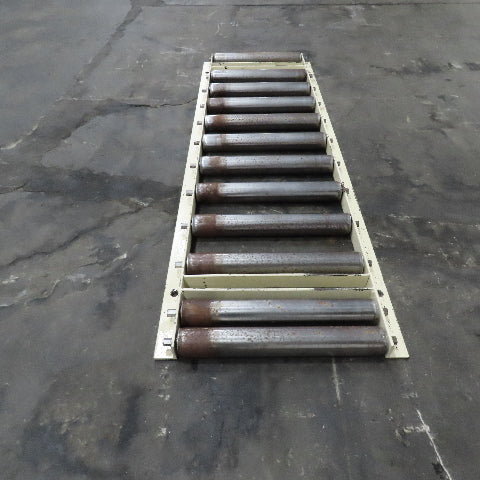 2-1/2" Steel Roller 17" BF Gravity Conveyor Section 22" Wide 68" Long