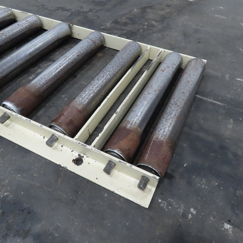 2-1/2" Steel Roller 17" BF Gravity Conveyor Section 22" Wide 68" Long