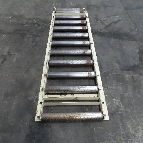 2-1/2" Steel Roller 17" BF Gravity Conveyor Section 22" Wide 68" Long