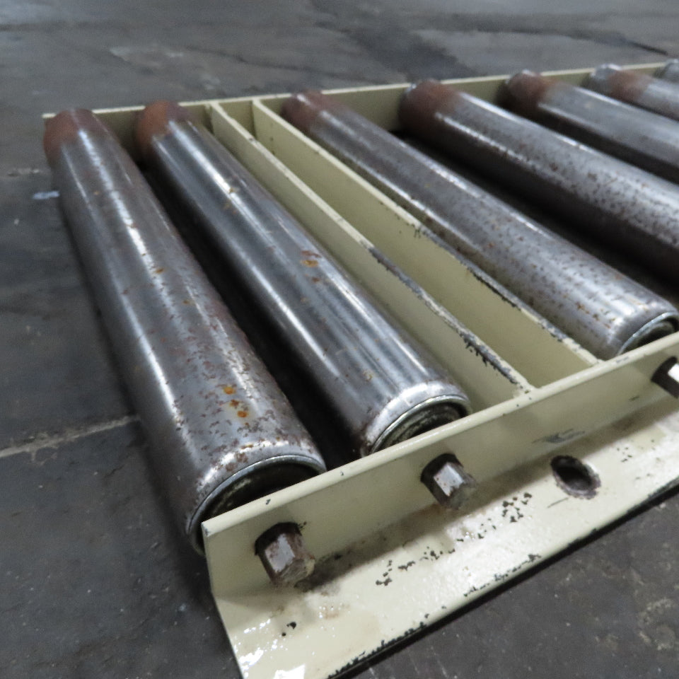 2-1/2" Steel Roller 17" BF Gravity Conveyor Section 22" Wide 68" Long