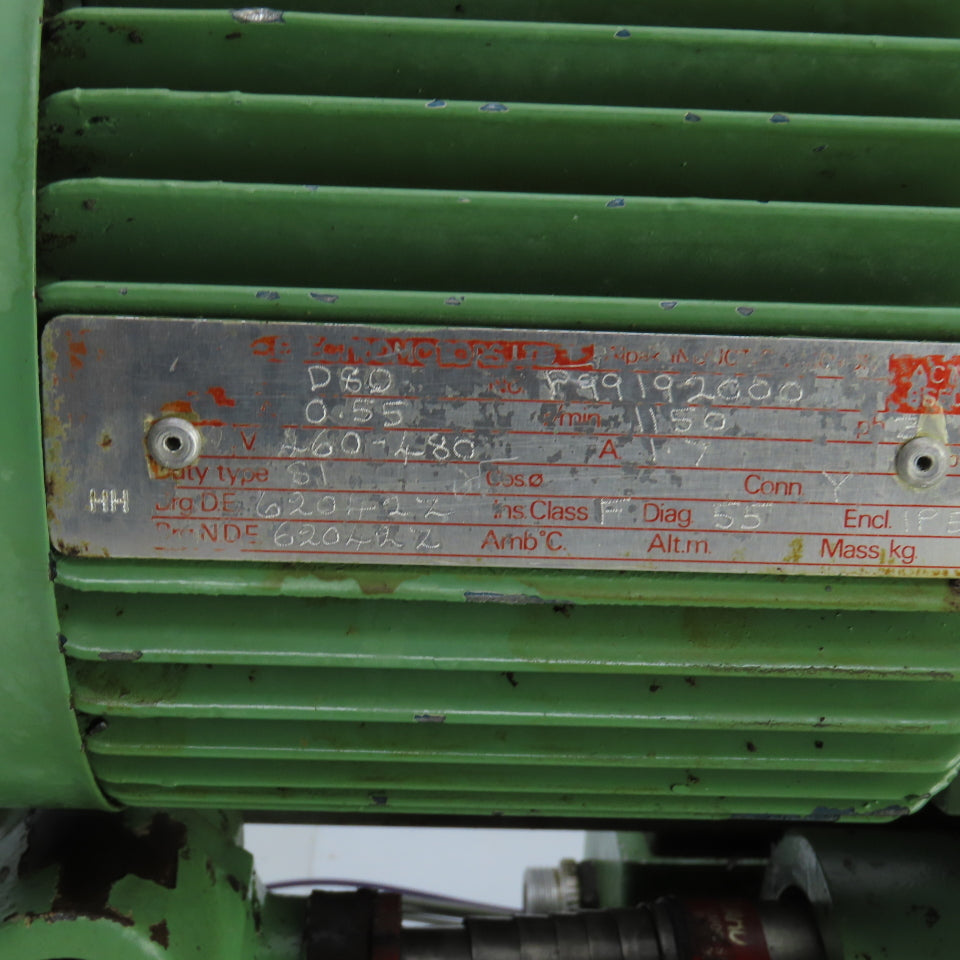 Wavis Engineering Horizontal Boring Head 7-1/2" Stroke 1150RPM 0.55KW 480V 3PH