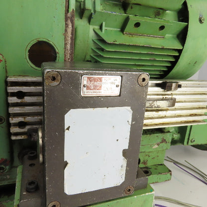 Wavis Engineering Horizontal Boring Head 7-1/2" Stroke 1150RPM 0.55KW 480V 3PH
