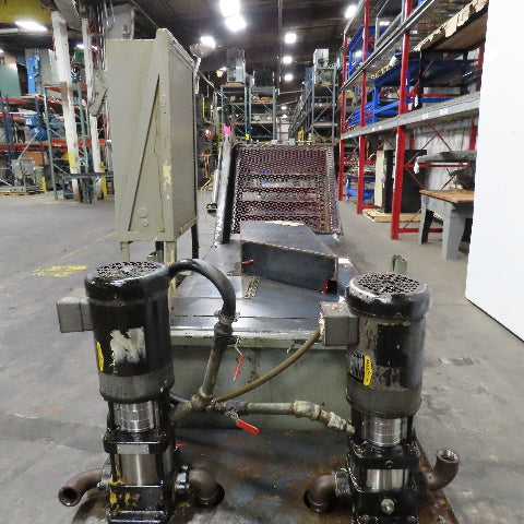 Fluid Pro 24" Wide Coolant Filter Media Bed Conveyor Modified 1-1/2Hp 208-460V