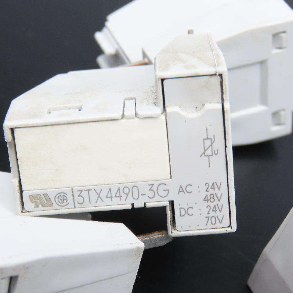 Siemens 3TX4490-3G Plug In Surge Suppressor Module 24/48VAC 24/70VDC Lot Of 6
