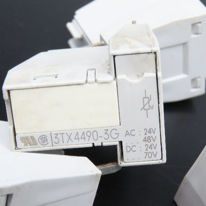 Siemens 3TX4490-3G Plug In Surge Suppressor Module 24/48VAC 24/70VDC Lot Of 6
