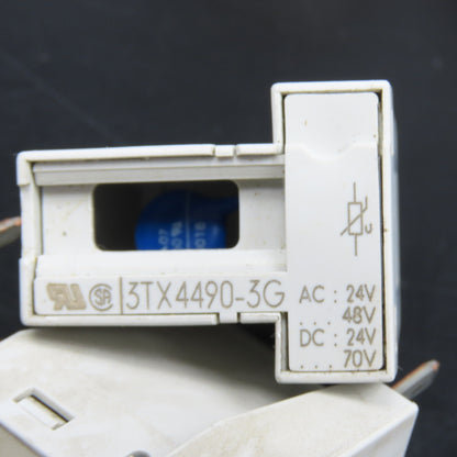 Siemens 3TX4490-3G Plug In Surge Suppressor Module 24/48VAC 24/70VDC Lot Of 6