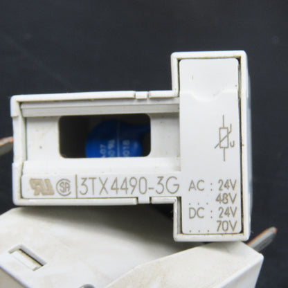 Siemens 3TX4490-3G Plug In Surge Suppressor Module 24/48VAC 24/70VDC Lot Of 6
