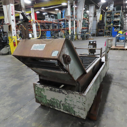 Fluid Pro 24" Wide Coolant Filter Media Bed Conveyor Modified 3Hp 208-460V