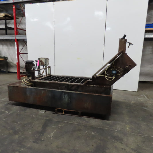 Fluid Pro 24" Wide Coolant Filter Media Bed Conveyor Modified 3Hp 208-460V