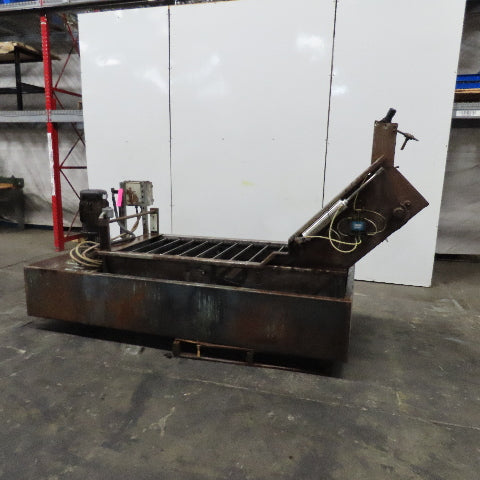 Fluid Pro 24" Wide Coolant Filter Media Bed Conveyor Modified 3Hp 208-460V
