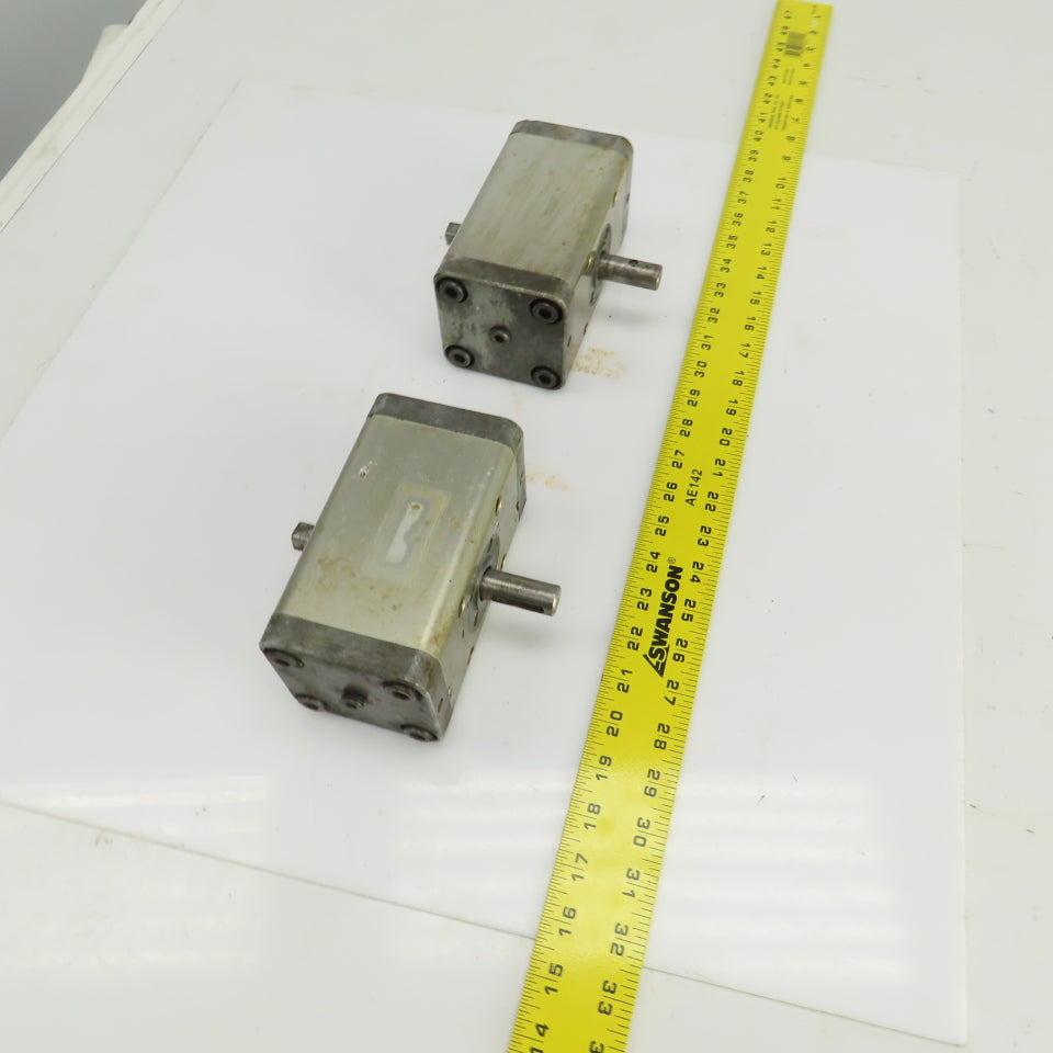 SMC CRA 63-90 Rotary Actuator 17mm Round x 13mm Square Shaft Lot Of 2