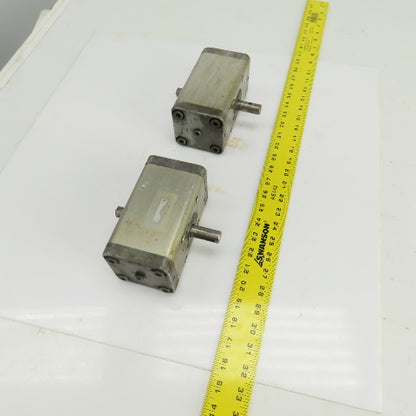 SMC CRA 63-90 Rotary Actuator 17mm Round x 13mm Square Shaft Lot Of 2