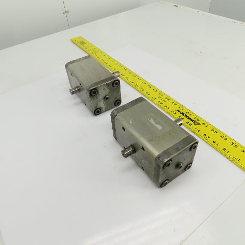 SMC CRA 63-90 Rotary Actuator 17mm Round x 13mm Square Shaft Lot Of 2