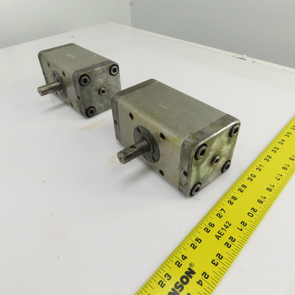 SMC CRA 63-90 Rotary Actuator 17mm Round x 13mm Square Shaft Lot Of 2