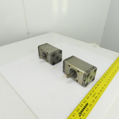 SMC CRA 63-90 Rotary Actuator 17mm Round x 13mm Square Shaft Lot Of 2