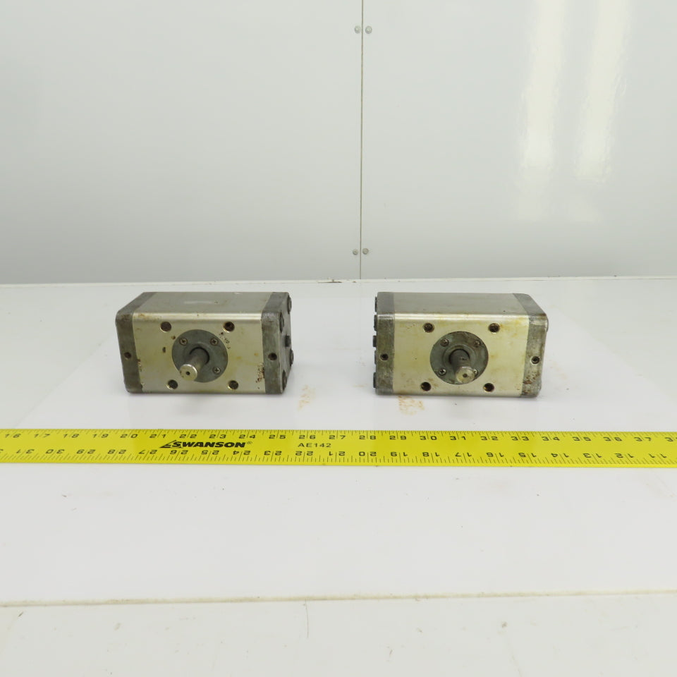 SMC CRA 63-90 Rotary Actuator 17mm Round x 13mm Square Shaft Lot Of 2
