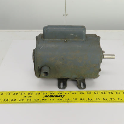 General Electric 5KC47SG149E 1/6HP AC Motor 1140RPM 115/230V 1PH 60HZ 56 Frame