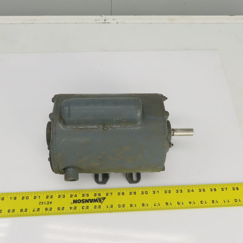 General Electric 5KC47SG149E 1/6HP AC Motor 1140RPM 115/230V 1PH 60HZ 56 Frame