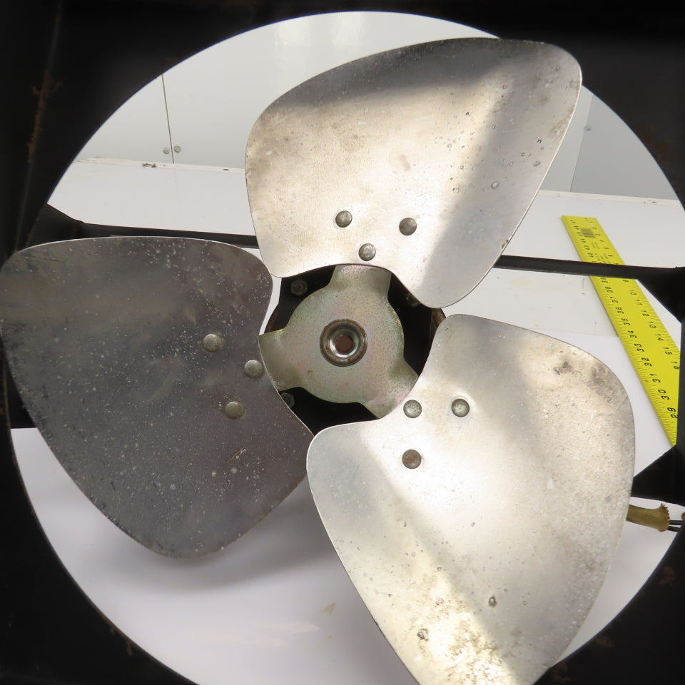 3 Blade Axial Cooling Fan 17" x 15-1/4" Flange Mount