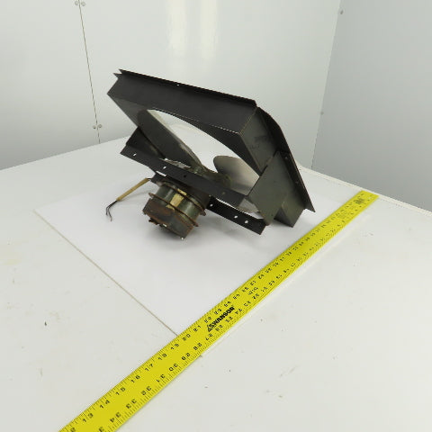 3 Blade Axial Cooling Fan 17" x 15-1/4" Flange Mount