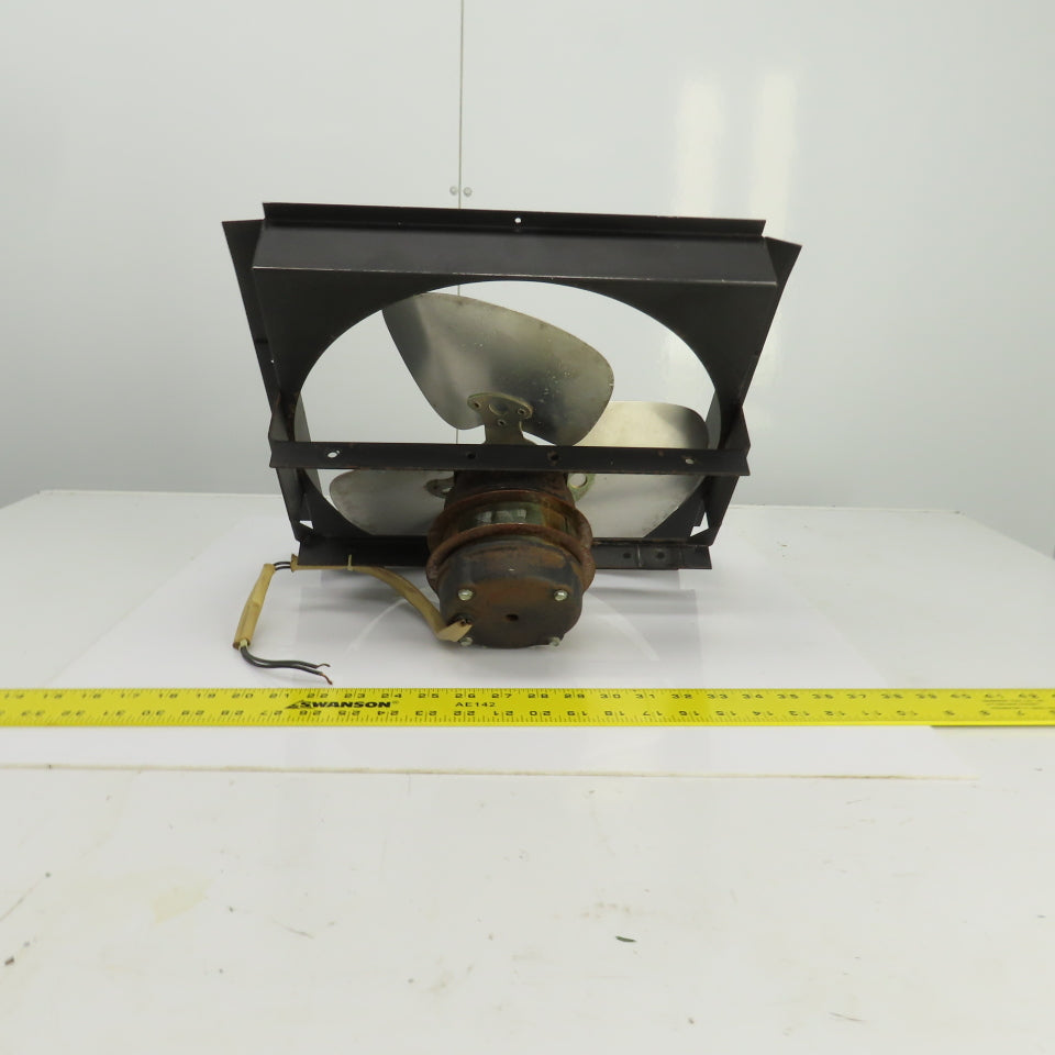 3 Blade Axial Cooling Fan 17" x 15-1/4" Flange Mount