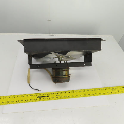 3 Blade Axial Cooling Fan 17" x 15-1/4" Flange Mount
