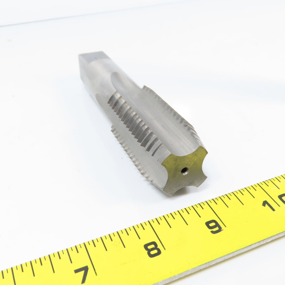 Widell 1-1/4"-7 HSS 4 Flute Plug Tap 5-3/4" OAL 3/4" Shank DBLD 1860-5 Lot Of 2