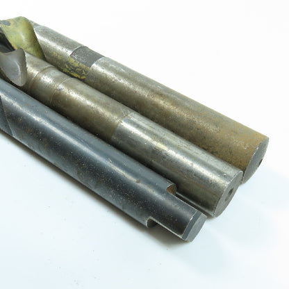 55/64", 15/16", 63/64" High Speed Steel Twist Drill Bit Lot of 3