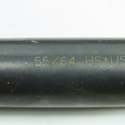 55/64", 15/16", 63/64" High Speed Steel Twist Drill Bit Lot of 3