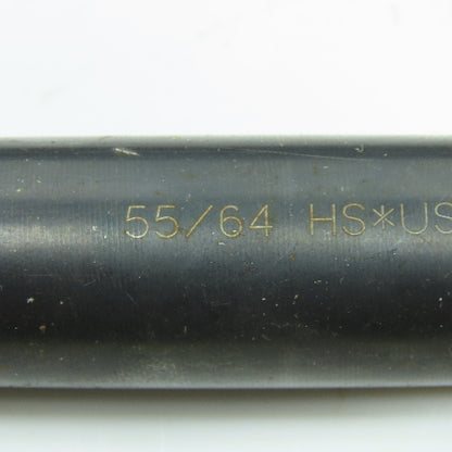 55/64", 15/16", 63/64" High Speed Steel Twist Drill Bit Lot of 3