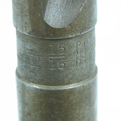 55/64", 15/16", 63/64" High Speed Steel Twist Drill Bit Lot of 3