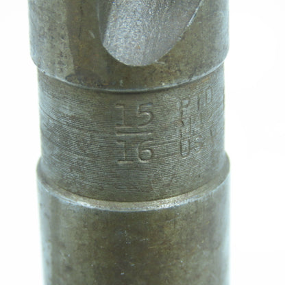 55/64", 15/16", 63/64" High Speed Steel Twist Drill Bit Lot of 3