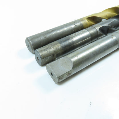 29/32", 15/16" High Speed Steel Twist Drill Bit Lot of 3