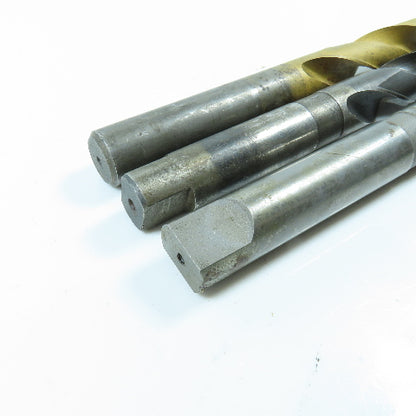 29/32", 15/16" High Speed Steel Twist Drill Bit Lot of 3