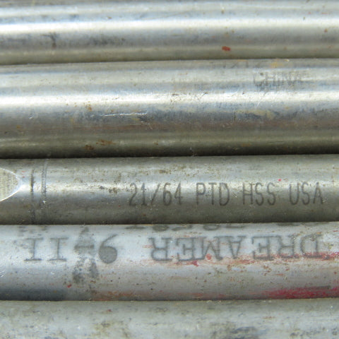 Misc. 7/16", 27/64" High Speed Steel Twist Drill Bit Lot of 18