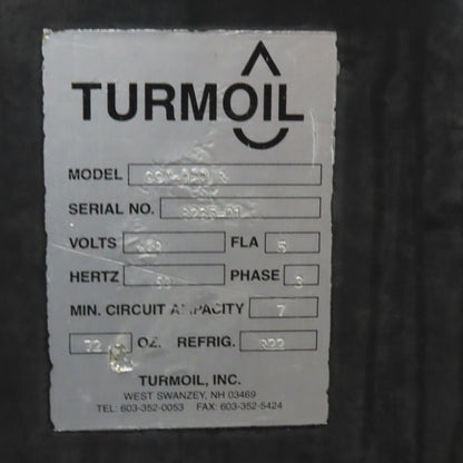 Turmoil OCN-150 R Refrigerated Closed Loop Oil Chiller 460V 3Ph