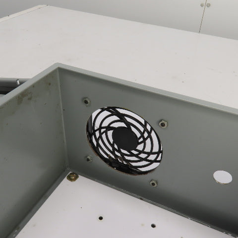 Hoffman A-1212CH 12" x 12" x 6" Wall Mount Electrical Enclosure W/Backplate