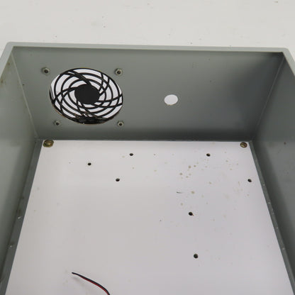 Hoffman A-1212CH 12" x 12" x 6" Wall Mount Electrical Enclosure W/Backplate