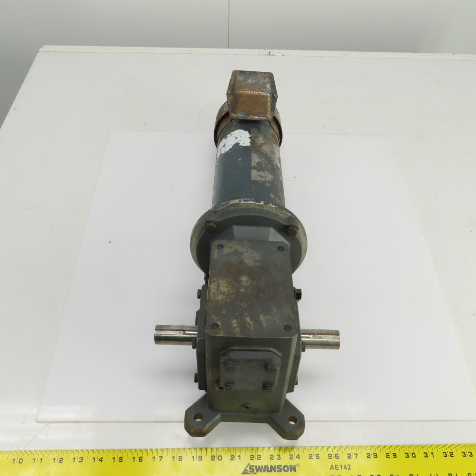 Falk 206WBM1A Omnibox 15:1 Ratio Worm Gear Reducer 180VDC 115RPM Out 5.35A