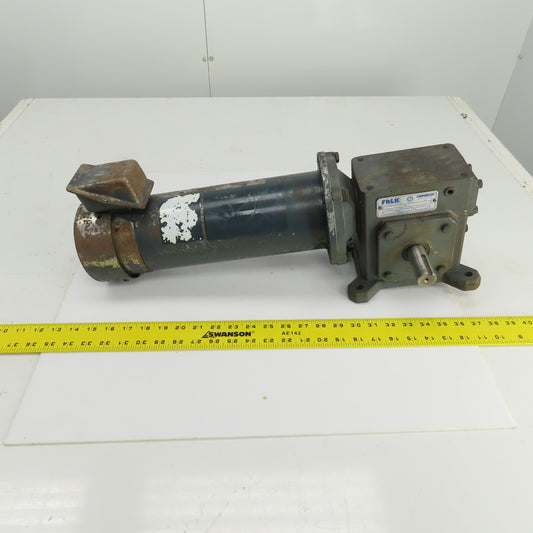 Falk 206WBM1A Omnibox 15:1 Ratio Worm Gear Reducer 180VDC 115RPM Out 5.35A