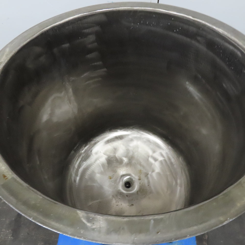 150 Gal 33" x 40" Open Top Stainless Steel Holding Storing Receiving Vessel