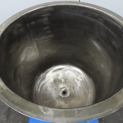 150 Gal 33" x 40" Open Top Stainless Steel Holding Storing Receiving Vessel