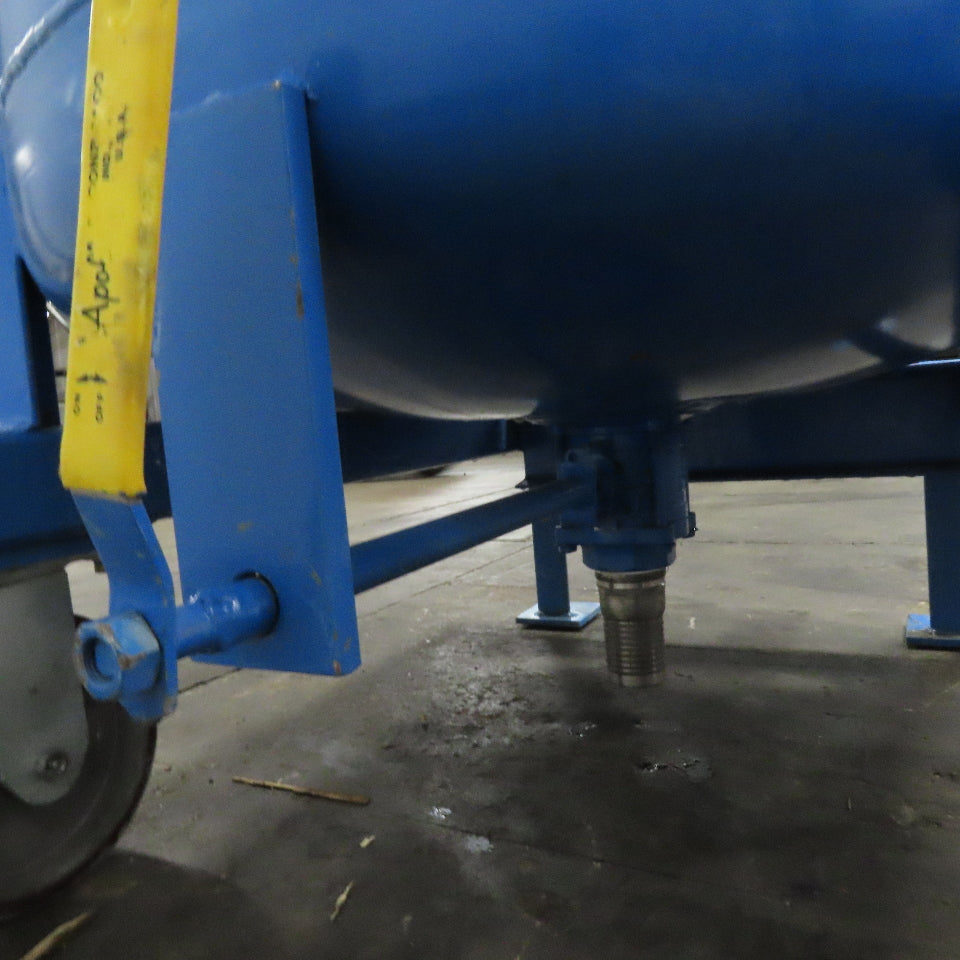 150 Gal 33" x 40" Open Top Stainless Steel Holding Storing Receiving Vessel