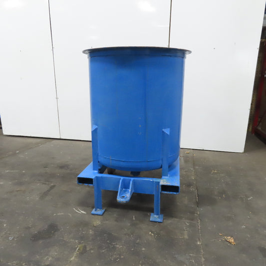 150 Gal 33" x 40" Open Top Stainless Steel Holding Storing Receiving Vessel